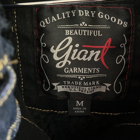 Mens z black denim jacket with Sherpa lining! - Picture 2 of 3